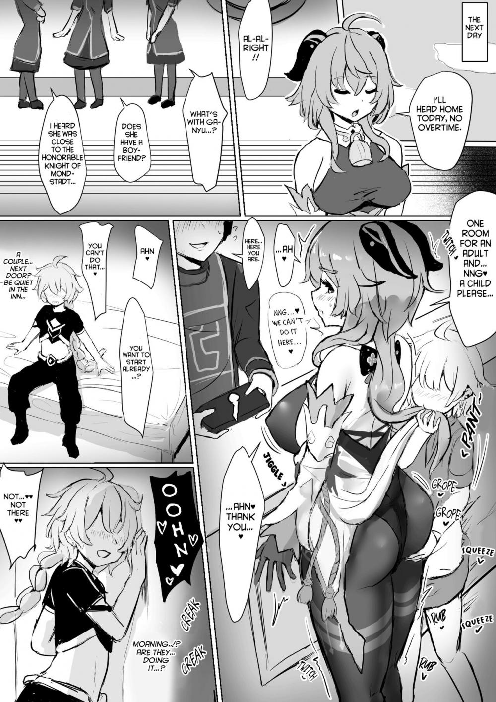 Hentai Manga Comic-Ganyu to Warui Shoukai no Musuko-v22m-Read-6